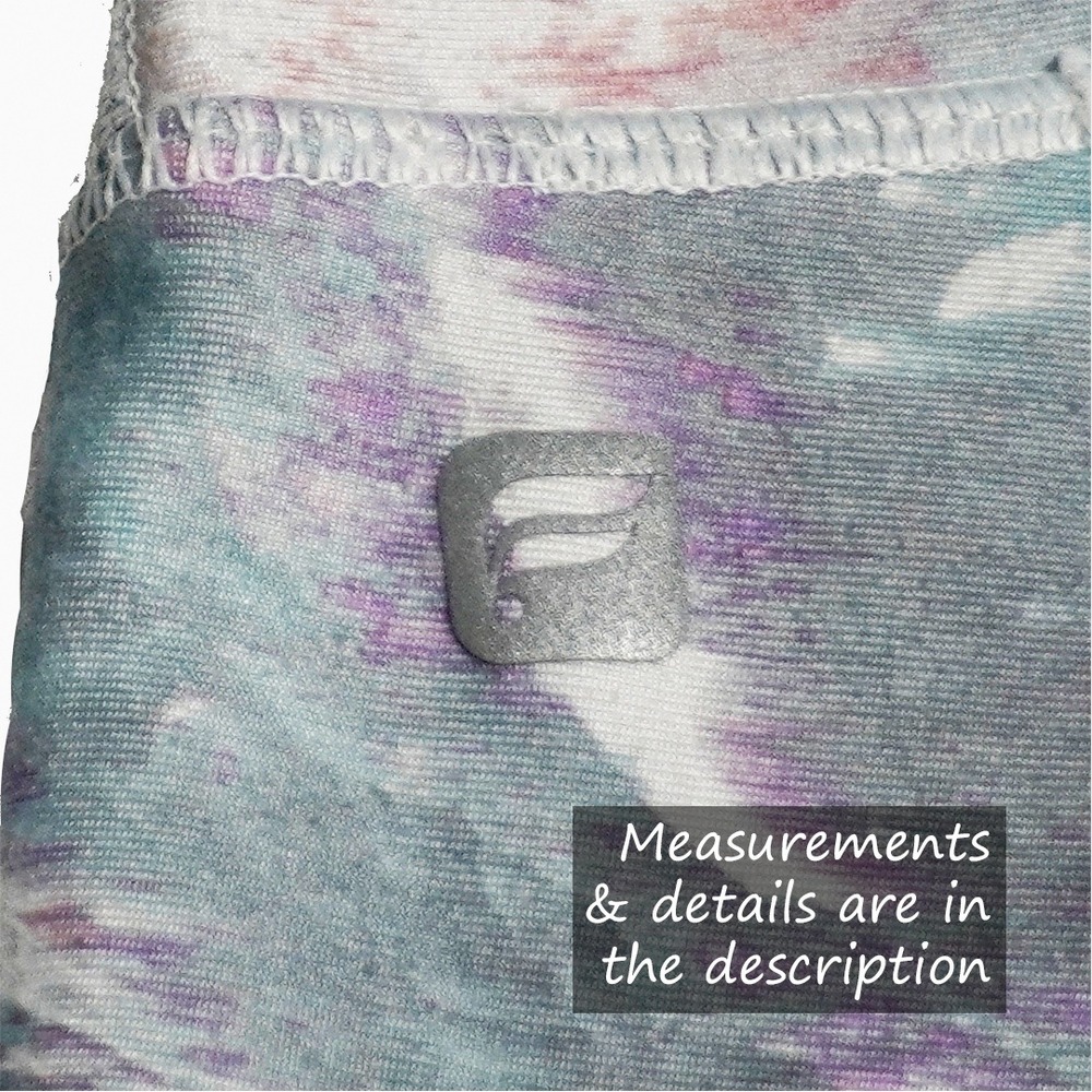 Fabletics Stratus Print Define PowerHold Leggings Capri 0X L Athleisure Gorpcore - Picture 4 of 6